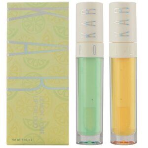 New! KAB COSMETICS Lemon + Lime Lip Oil Duo